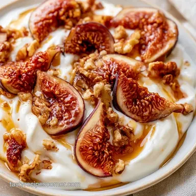 Greek Yogurt Fig Parfait in 10 Minutes Recipe Card