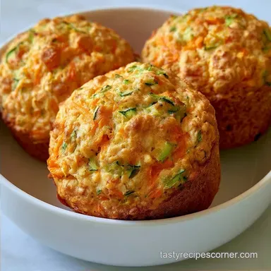 Carrot Zucchini Muffins with Rolled Oats
