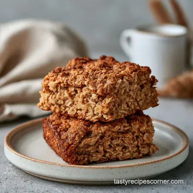 Healthy Oatmeal Snack Bars in 35 Minutes Recipe Card