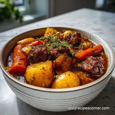 Hearty Dutch Oven Beef Stew: Oven-Only