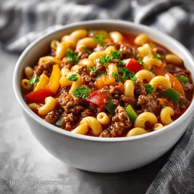 American Goulash in 45 Minutes: A Hearty One-Pot Dinner