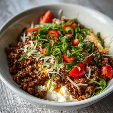 Easy High Protein Cottage Cheese Ground in 20 Minutes: Creamy Pan-Seared Recipe Card