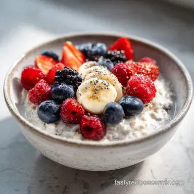 High Protein Overnight Oats with Yogurt in 6h 5m Recipe Card