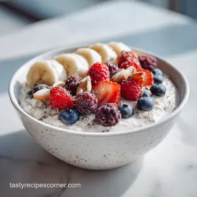 High Protein Overnight Oats with Yogurt in 6h 5m