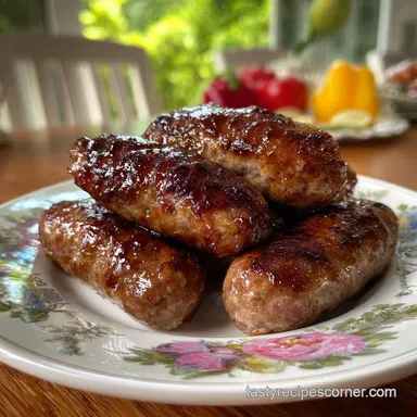 Homemade Beef Sausage: Achieve the Perfect Snap Every Time Recipe Card