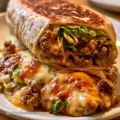 Crunchwrap Supreme in 40 Minutes Recipe Card