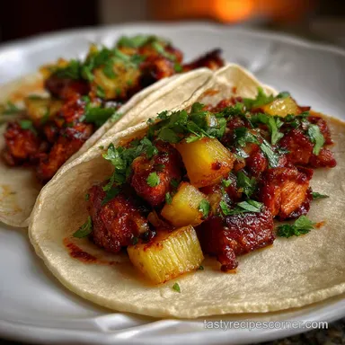 Homemade Tacos Al Pastor Recipe Tacos Al Pastor At Home: Best Flavor Recipe Card
