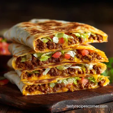 Crunchwrap Supreme: The Ultimate Homemade Recipe (Better than Taco Bell) Recipe Card