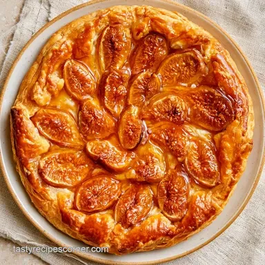 Honey Fig Cheese Tart in 45 Minutes Recipe Card