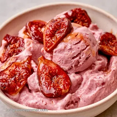Honey Roasted Fig Ice Cream in 30 Minutes