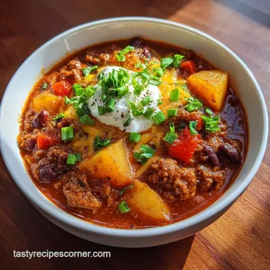 The Best Hot Dog Chili Recipe: Slow Cooker Coney Island Recipe Card