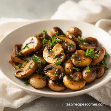 How to Saute Mushrooms: A Caramelized 10-Minute Method Recipe Card