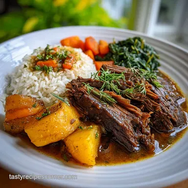 Mouthwatering Jamaican Pot Roast for 7 Servings