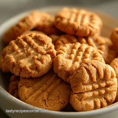 Keto Peanut Butter Cookies in 17 Minutes Recipe Card