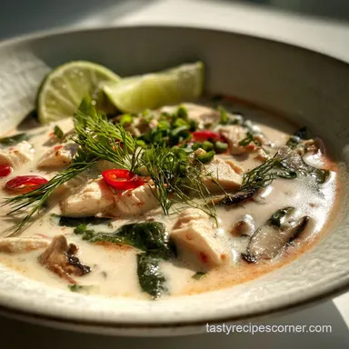 Homemade Keto Tom Kha Gai in 25 Minutes Recipe Card