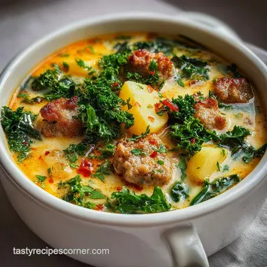 Keto Zuppa Toscana with Italian Sausage and Kale Ready in 30 Min