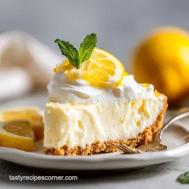 Lemonade Cream Cheese Icebox Pie for 8 Servings