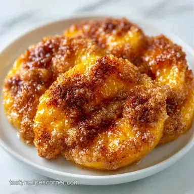 Peach Cobbler with Coconut Sugar Recipe Card