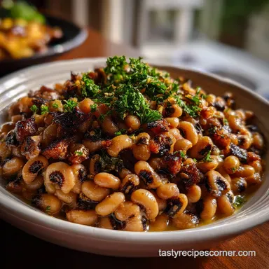 New Year s Day Lucky Food with Black Eyed Peas: Smoky & Creamy