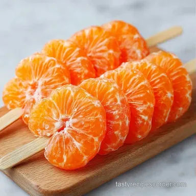 Mandarin Fruit Skewers in 20 Minutes Recipe Card
