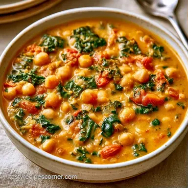 Marry Me Chickpea Soup with Kale for 4 Recipe Card