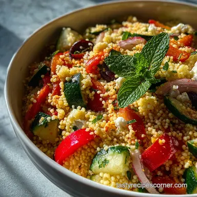 Fresh Mediterranean Couscous Salad in 15 Minutes
