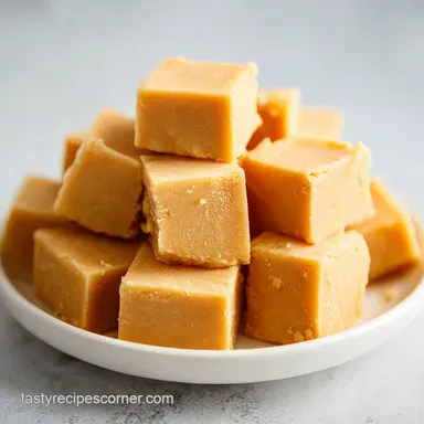 Microwave Peanut Butter Fudge: 7 Mins Recipe Card