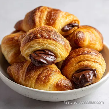 Nutella Crescent Rolls Easy Recipe in 17 Minutes Recipe Card