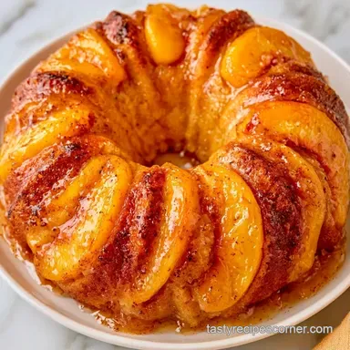 Peach Bundt Cake with Brown Butter (12) Recipe Card
