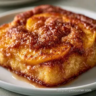 Peach Cobbler Cake Mix Fresh Peaches (8) Recipe Card