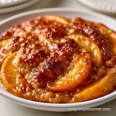 Peach Dump Cake with Canned Peaches
