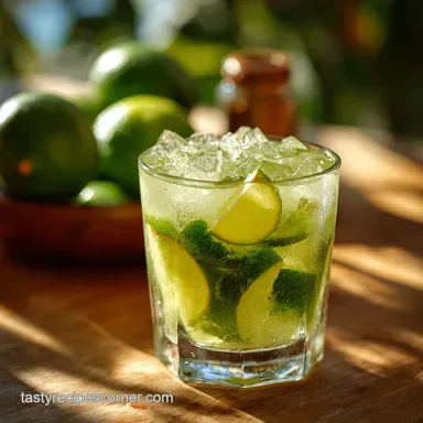 Caipirinha Recipe: How to Make the Perfect Brazilian Cocktail Recipe Card