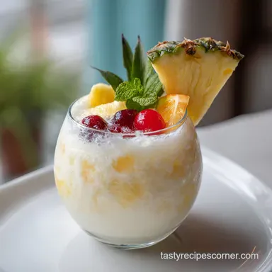 Pina Colada Sangria with White Wine in 2 Hours