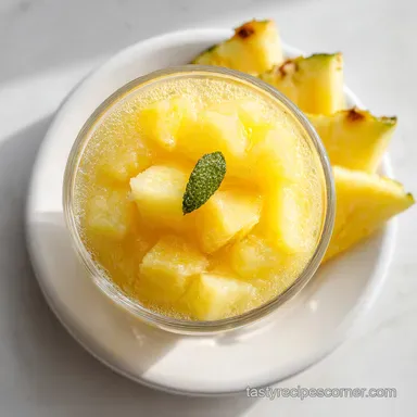 Pineapple Limoncello Prosecco Cocktail in 5 Minutes Recipe Card