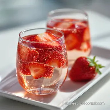 Giggle Juice Cocktail: Sparkling Strawberry Moscato for 12