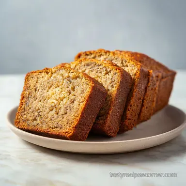 Protein Banana Bread with Greek Yogurt Recipe Card