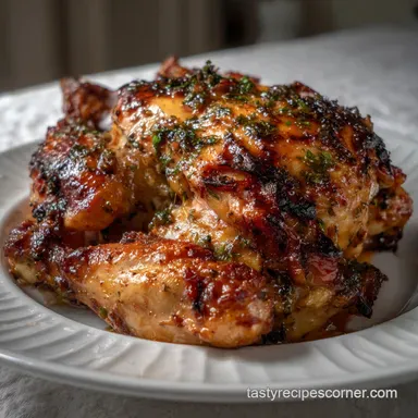 Winter Dinner Recipe with Roasted Chicken Recipe Card