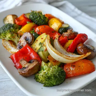 Oven Roasted Vegetables for a Crowd: 15 Servings