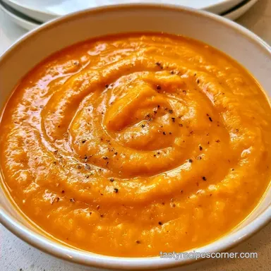 Roasted Sweet Potato Soup for 5 Servings