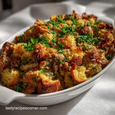 Chicken Dressing Recipe: Structurally Sound & Velvety
