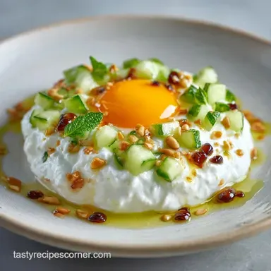Savory Greek Yogurt Bowl in 20 Minutes Recipe Card