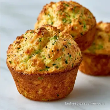 Savory Zucchini Muffins in 30 Minutes