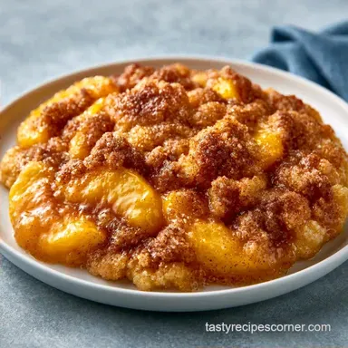 Peach Cobbler with Fresh Peaches