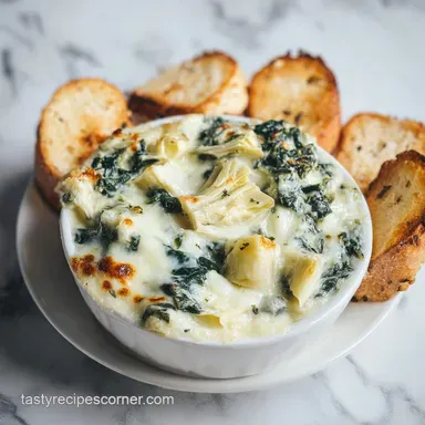 Slow Cooker Spinach Artichoke Dip: Party
