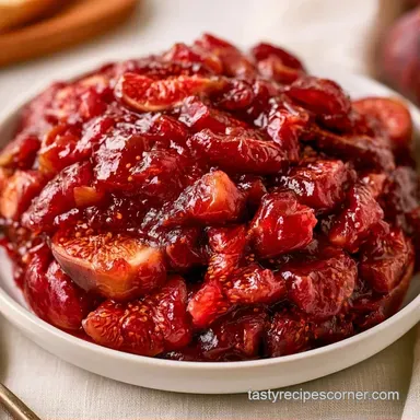 Quick 35-Minute Fig Jam Recipe Card