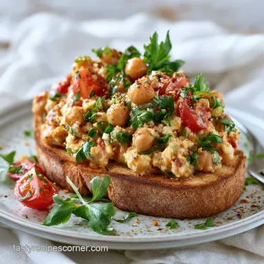 Smashed Chickpea Salad Sandwich for 4
