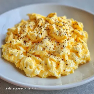 Soft Scrambled Eggs in 8 Minutes Recipe Card