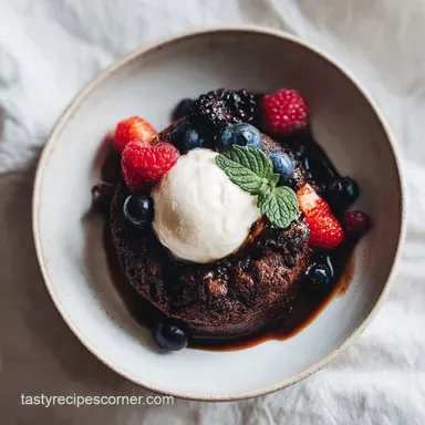 Chocolate Cobbler Recipe: 50 Minute Bake Recipe Card