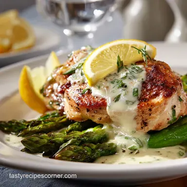 Spring Meals: Quick Elegant Chicken with Lemon Asparagus Recipe Card