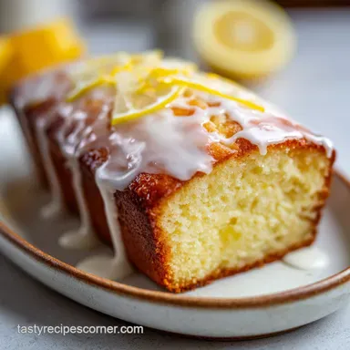 Lemon Loaf Cake in 70 Minutes with Zesty Glaze